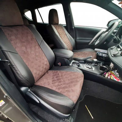 Авточехлы для Toyota RAV4 с 2013-2019 г.в. кроссовер Авточехлы для Toyota RAV4 с 2013-2019 г.в. кроссовер