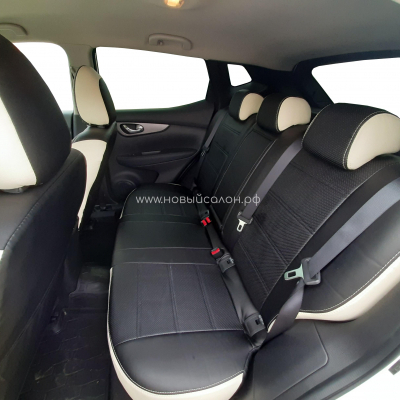 Авточехлы для Nissan Qashqai с 2013-н.в. кроссовер