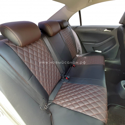Авточехлы для Volkswagen Jetta 6 с 2010-2015г. седан Авточехлы для Volkswagen Jetta 6 с 2010-2015г. седан
