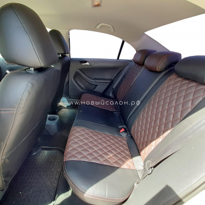 Авточехлы для Volkswagen Jetta 6 с 2010-2015г. седан Авточехлы для Volkswagen Jetta 6 с 2010-2015г. седан
