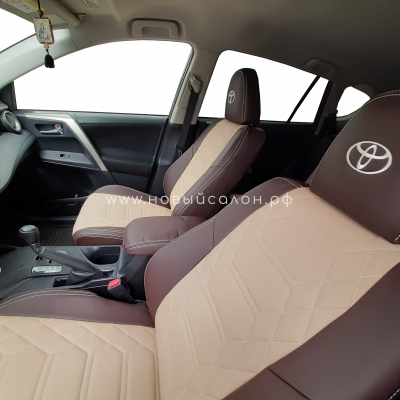 Авточехлы для Toyota RAV4 с 2012-2019 г.в. кроссовер Авточехлы для Toyota RAV4 с 2012-2019 г.в. кроссовер