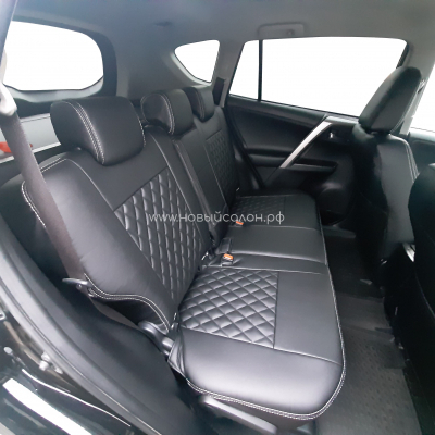Авточехлы для Toyota RAV4 с 2013-2019 г.в. кроссовер