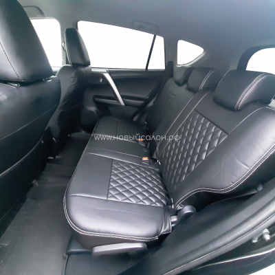 Авточехлы для Toyota RAV4 с 2013-2019 г.в. кроссовер