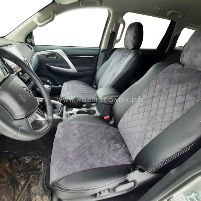 Авточехлы для Mitsubishi Pajero Sport 3 c 2015-н.в. внедорожник