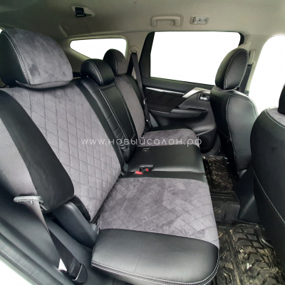 Авточехлы для Mitsubishi Pajero Sport 3 c 2015-н.в. внедорожник