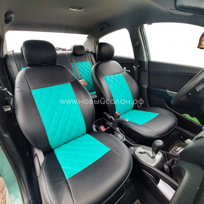 Авточехлы для KIA Rio с 2011-2017 г.в. седан