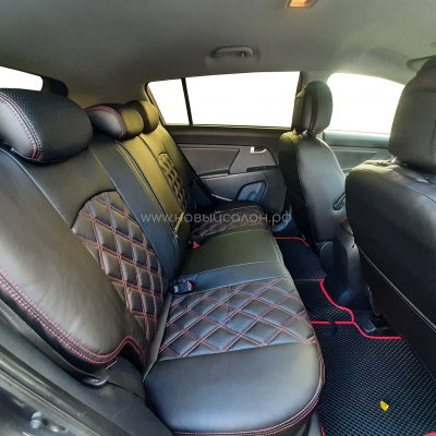 Авточехлы для KIA Sportage 3 c 2010-2015 г.в. кроссовер