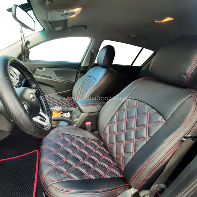 Авточехлы для KIA Sportage 3 c 2010-2015 г.в. кроссовер