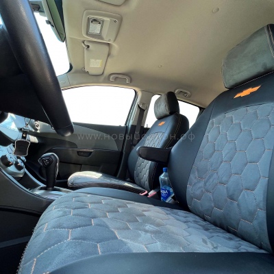 Авточехлы для Chevrolet Aveo 2013г. хэтчбек Авточехлы для Chevrolet Aveo 2013г. хэтчбек