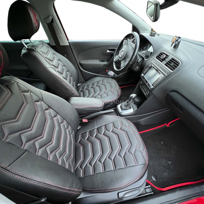 Авточехлы для Volkswagen Polo с 2009-2020 г.в. хэтчбек Авточехлы для Volkswagen Polo с 2009-2020 г.в. хэтчбек