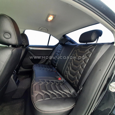 Авточехлы для Skoda Octavia A7 с 2013-2020 г.в. лифтбек