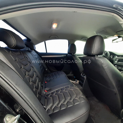 Авточехлы для Skoda Octavia A7 с 2013-2020 г.в. лифтбек