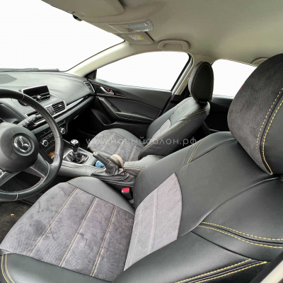 Авточехлы для Mazda 3 c 2013-2018 г.в. хэтчбек