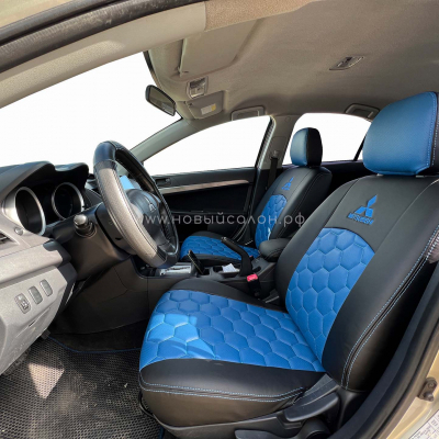 Авточехлы для Mitsubishi Lancer X с 2007-2012 г.в. седан Авточехлы для Mitsubishi Lancer X с 2007-2012 г.в. седан