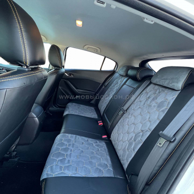 Авточехлы для Mazda 3 c 2013-2018 г.в. хэтчбек Авточехлы для Mazda 3 c 2013-2018 г.в. хэтчбек