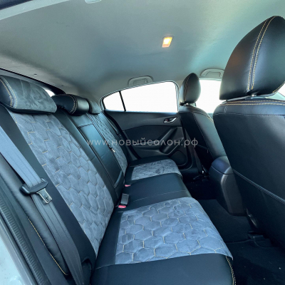 Авточехлы для Mazda 3 c 2013-2018 г.в. хэтчбек Авточехлы для Mazda 3 c 2013-2018 г.в. хэтчбек