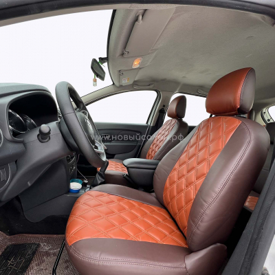 Авточехлы для Renault Sandero 2 с 2013 - н.в. хэтчбек