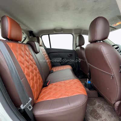 Авточехлы для Renault Sandero 2 с 2013 - н.в. хэтчбек
