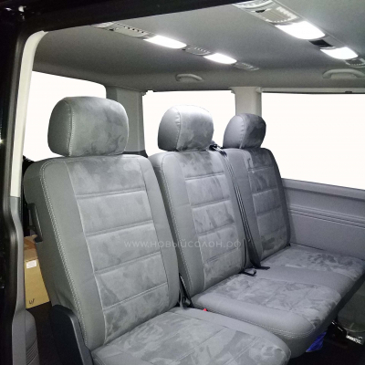 Авточехлы для Volkswagen Caravelle с 2015-н.в. минивен Авточехлы для Volkswagen Caravelle с 2015-н.в. минивен