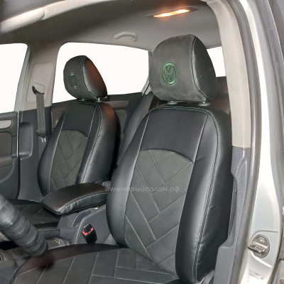 Авточехлы для Volkswagen Golf 6 c 2008-2012г. хэтчбек Авточехлы для Volkswagen Golf 6 c 2008-2012г. хэтчбек