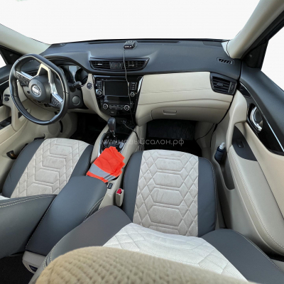 Авточехлы для Nissan X-Trail T32 C 2013-н.в. кроссовер Авточехлы для Nissan X-Trail T32 C 2013-н.в. кроссовер