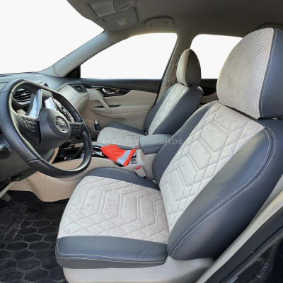 Авточехлы для Nissan X-Trail T32 C 2013-н.в. кроссовер Авточехлы для Nissan X-Trail T32 C 2013-н.в. кроссовер