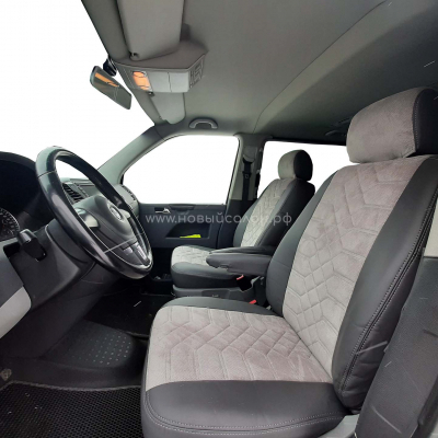 Авточехлы для Volkswagen Multivan T5 7-ми местный с 2003-2015 г.в. минивен Авточехлы для Volkswagen Multivan T5 7-ми местный с 2003-2015 г.в. минивен