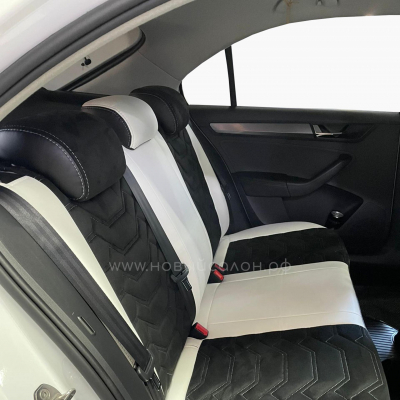 Авточехлы для Skoda Rapid с 2012-2020 г.в. лифтбек