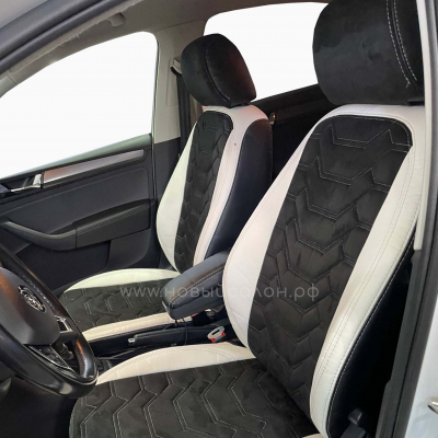 Авточехлы для Skoda Rapid с 2012-2020 г.в. лифтбек
