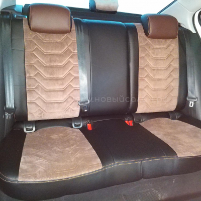 Авточехлы для Skoda Octavia A7 с 2013-2020 г.в. лифтбек