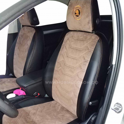 Авточехлы для Skoda Octavia A7 с 2013-2020 г.в. лифтбек