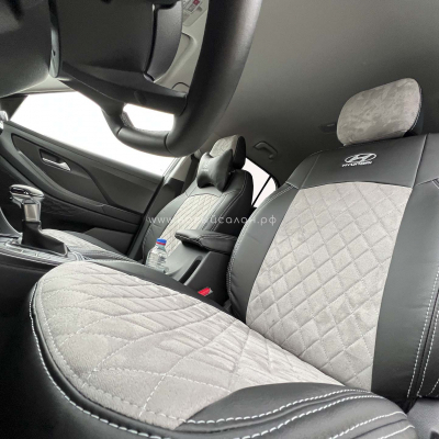 Авточехлы для Hyundai Creta c 2021 - н. в. кроссовер Авточехлы для Hyundai Creta c 2021 - н. в. кроссовер