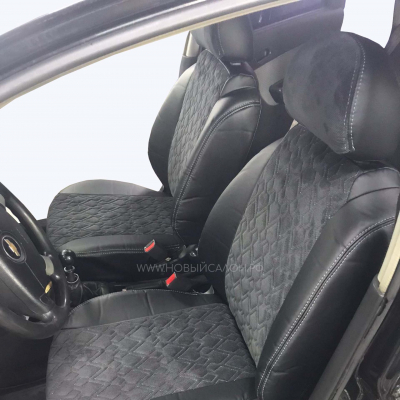 Авточехлы для Chevrolet Aveo T250 С 2002-2012 г.в. хэтчбек