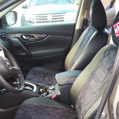 Авточехлы для Nissan X-Trail с 2015-н.в. кроссовер Авточехлы для Nissan X-Trail с 2015-н.в. кроссовер