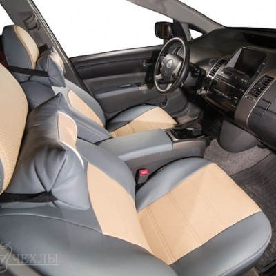 Авточехлы для Toyota Prius с 2003-2009 г.в хэтчбек Авточехлы для Toyota Prius с 2003-2009 г.в хэтчбек